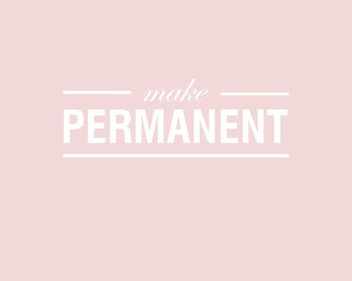 Make Permanent